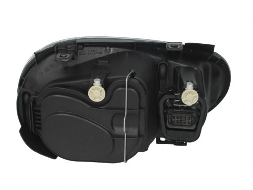 Far stanga (H1/H3/H7, reglaj electric, fundal cromat) VW GOLF IV - Img 1