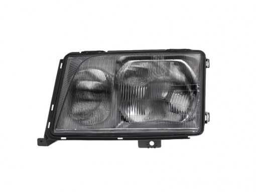 Far Stanga (H3/H4, pneumatic, culoare insertie: cromat) potrivit MERCEDES 124 (A124), 124 (C124), 124 T-MODEL (S124), 124 (W124), E (A124), E (C124), E T-MODEL (S124) 09.92-03.98