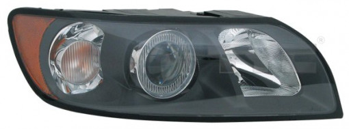 Far Stanga (H7/HB3, electric, cu motor, culoare insertie: negru) potrivit VOLVO S40 II, V50