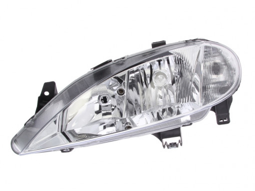 Far Stanga (halogen, H1/H7, electric, fara motoras, culoare insertie: cromat/negru, culoare semnalizator: transparent) potrivit RENAULT MEGANE I, MEGANE I CLASSIC, MEGANE I COACH