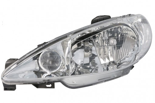 Far Stanga (halogen, H1/H7/W5W, electric, fara motoras, culoare semnalizator: transparent) potrivit PEUGEOT 206 -02.09 - Img 1