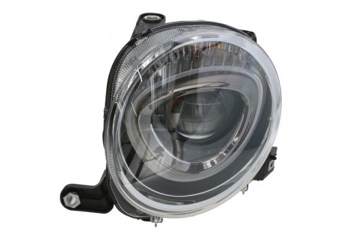 Far Stanga (halogen, H7, electric, cu motor, bec) potrivit ABARTH 500 / 595 / 695, 500C / 595C / 695C; FIAT 500, 500 C