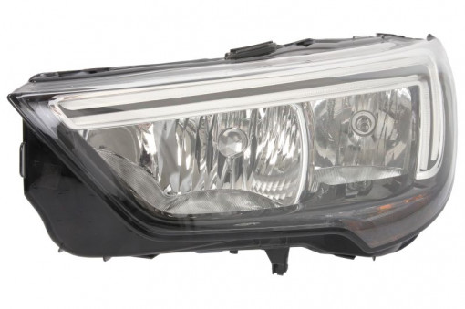 Far Stanga (halogen, H7, electric, cu motor) potrivit OPEL CROSSLAND X /LAND