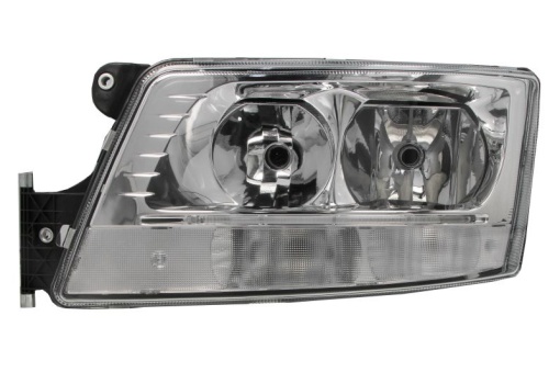 Fat stanga (D1R/H21W/H7/LED/PY21W, electric, cu motor, cu lumina de zi, culoare insert: crom platinat, culoare indicator: transparent) potrivit MAN TGX I 06.06-09.21
