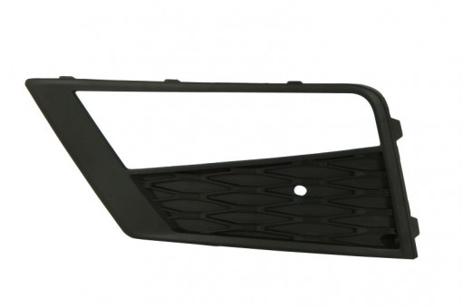 Grila bara fata Stanga cu locas proiector, plastic, negru potrivit SEAT ATECA 04.16- 04.16-