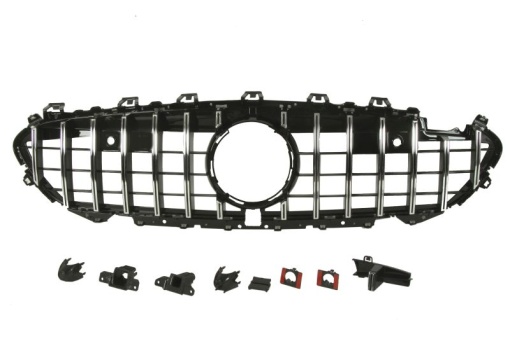 Grila radiator (AMG STYLING/GT, negru lucios/crom) potrivit MERCEDES CLS C257 12.17-