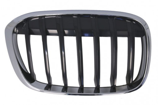 Grila radiator dreapta BASIS, negru/crom potrivit BMW X1 F48 2015-2019