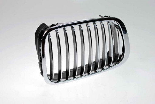 Grila radiator Dreapta (pentru caroserie break; salon, crom) potrivit BMW 3 (E46) 1.6-3.2 12.97-12.07 -09.01