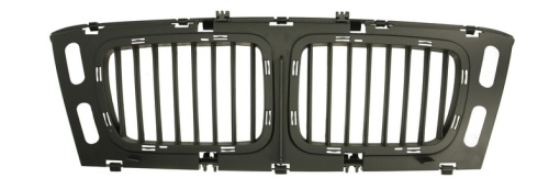 Grila radiator Mijloc interior, negru potrivit BMW 5 E34 1.8-4.0 06.87-07.96 01.94-01.97