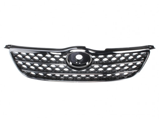 Grila radiator (pentru caroserie break; salon, crom/gri) potrivit TOYOTA COROLLA 1.4-2.0D 10.01-03.08