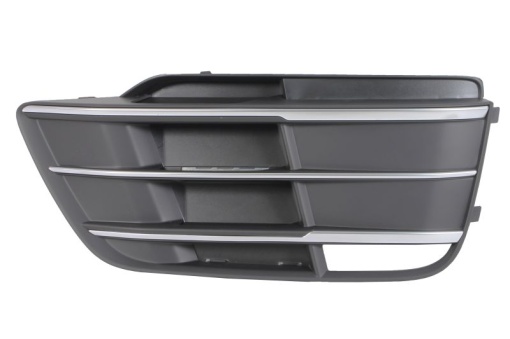 Grila ventilatie bara fata dreapta (cu orificii senzor parcare, plastic, negru lucios/gri, S-LINE) potrivit AUDI Q5 FYT 11.20-