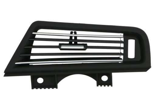 Grila ventilator habitaclu fata dreapta (negru/crom) potrivit BMW 5 F10, F11 12.09-02.17
