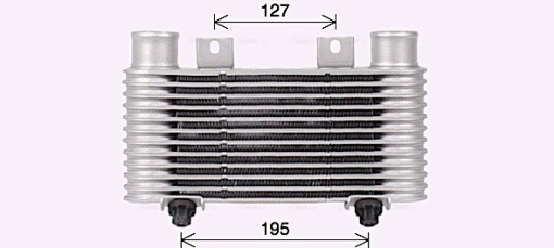Intercooler potrivit FORD RANGER; MAZDA B-SERIE 2.5D 06.99-11.06