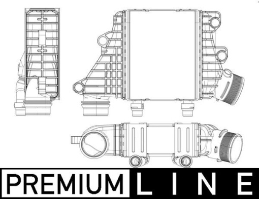 Intercooler potrivit LAND ROVER DISCOVERY SPORT, RANGE ROVER EVOQUE 2.0D/2.0DH 12.14-