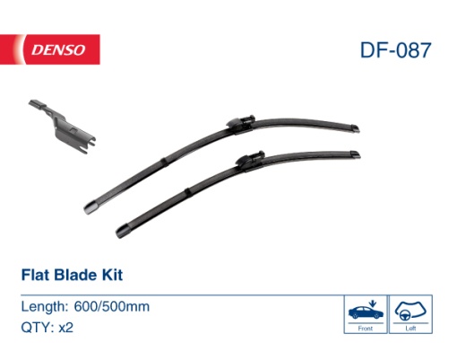 Lamela stergator fata (2buc) 600/500mm potrivit LAND ROVER DISCOVERY V, RANGE ROVER SPORT II 04.13-