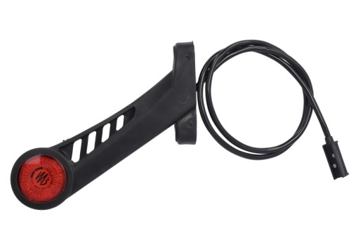 Lumina delimitare dreapta, forma: rotund, portocaliu/rosu/alb, LED lungime cablu 1000mm, pe brațul lung, 12/24V (conector: CLICK-IN/JAEGER, IP66/IP68)
