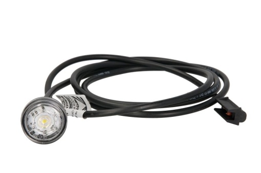 Lumina delimitare stanga/dreapta; MONOPOINT II, alb, LED, inaltime 29mm; latime 38mm lungime cablu 1700mm, 12/24V (MONOPOINT II)