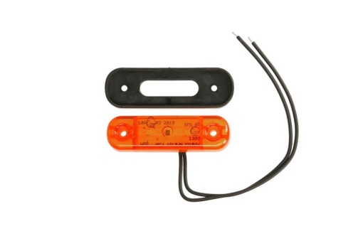 Lumina delimitare stanga/dreapta, portocaliu, LED, inaltime 24,2mm; latime 83,8mm; adancime 10,4mm lungime cablu 230mm, 12/24V