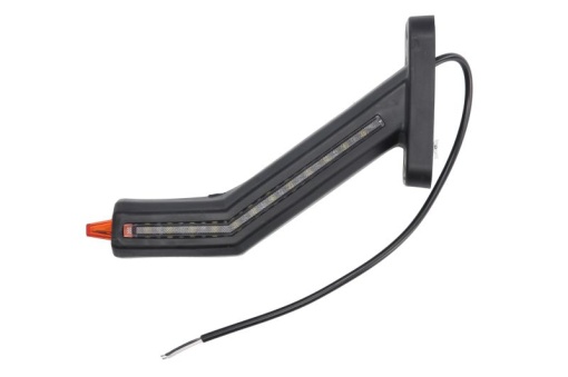 Lumina delimitare stanga, portocaliu/rosu/alb, LED lungime cablu 400mm, pe brațul lung, 12/24V (IP6K9K)