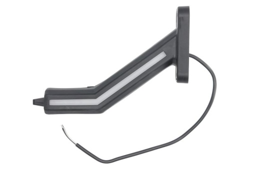 Lumina delimitare stanga, portocaliu/rosu/alb, LED lungime cablu 400mm, pe brațul lung, 12/24V (IP6K9K)
