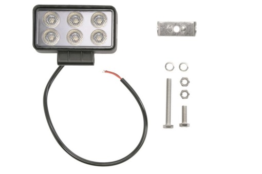 Lumina lucru (LED, 12/24/30V, 15W, 1000lm, numar diode: 6x3W, inaltime: 61mm, latime: 110mm, adancime: 55mm, lungime cablu: 0,45m, lumina dispersata)