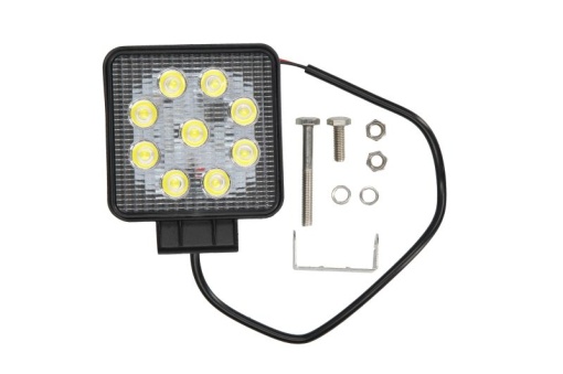 Lumina lucru (LED, 12/24/30V, 27W, 1800lm, numar elemente LED: 9, lungime: 128mm, inaltime: 110mm, adancime: 55mm, lumina dispersata)