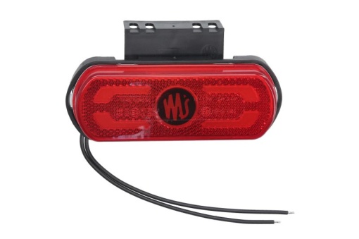 Lumini clarificare stanga/dreapta, forma: oval, rosu, LED, inaltime 53mm; latime 133,8mm; adancime 25mm, în relief, lungime cablu 240mm, cu cuier, 12/24V (IP6K9K)