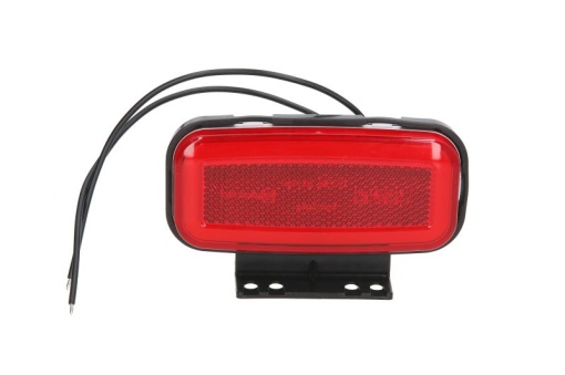 Lumini clarificare stanga/dreapta, rosu, LED, inaltime 56mm; latime 117mm; adancime 20mm, în relief, lungime cablu 220mm, cu cuier, 12/24V (tip: neon)