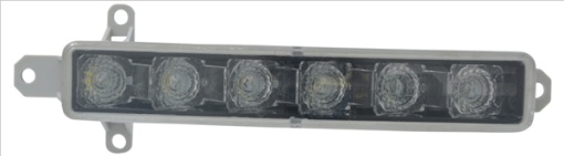 Lumini zi stanga/dreapta (LED, culoare: negru) potrivit CITROEN BERLINGO II, C1, C1 II, C3 II, C3 PICASSO, JUMPY III, SPACETOURER; OPEL VIVARO C, ZAFIRA LIFE; PEUGEOT 107, 108, 308 II, EXPERT 05.12-