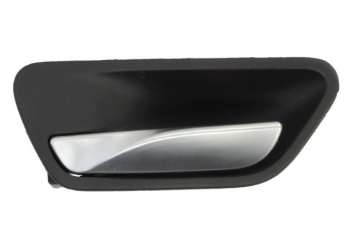 Maner usa Fata/Spate Stanga interior, argintiu/negru potrivit BMW Seria 3 F30, F80, 3 F31, 4 F32, F82, 4 F33, F83, 4 G22, G82 1.5-3.0H dupa 2011