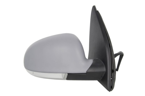 Oglinda laterala Dreapta (electric Da, convexa, incalzita, crom, cu carcasa, pliabil electric) potrivit VW GOLF V, JETTA III, PASSAT B5.5, PASSAT B6 -02.09