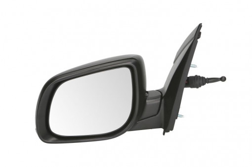 Oglinda laterala Stanga (mecanic, convexa) potrivit KIA PICANTO I, PICANTO II 05.11-03.15