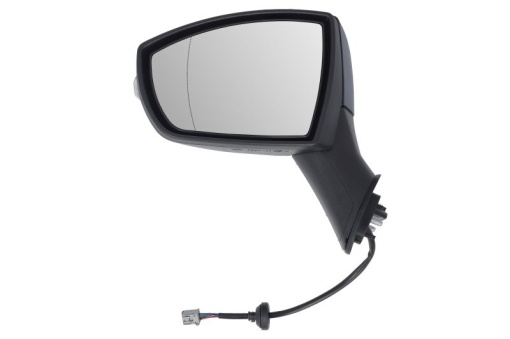 Oglinda stanga (electric, asferic, grund, cu semnalizator) potrivit FORD ECOSPORT 10.13-10.17