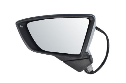 Oglinda stanga (electric, convex, cu incalzire, grunduit, cu semnalizator) potrivit SEAT ARONA KJ, IBIZA V 6F 06.17-