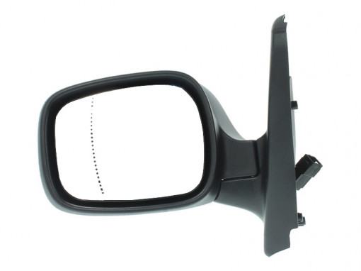 Oglinda stanga electrica, asferic, incalzita, grunduita NISSAN KUBISTAR; RENAULT KANGOO intre 2003-2009