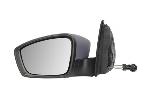 Oglinda stanga mecanica crom, SEAT TOLEDO 4 IV SKODA RAPID - Img 1