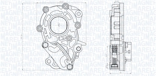 Pompa ulei potrivit CADILLAC BLS; OPEL INSIGNIA A, SIGNUM, VECTRA C, VECTRA C GTS; SAAB 9-5 2.8 08.05-
