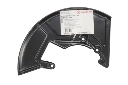 Protectie disc frana Fata Dreapta diametru 334mm potrivit AUDI TT; SEAT LEON; VW GOLF IV 1.4-3.2 08.97-06.06
