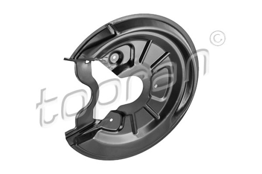 Protectie stropire disc frana Spate Stanga diametru 253/255/256/260mm potrivit AUDI A3; SEAT ALTEA, ALTEA XL, LEON, TOLEDO III; SKODA OCTAVIA II, SUPERB II; VW BEETLE 1.2-3.2 02.03-07.19