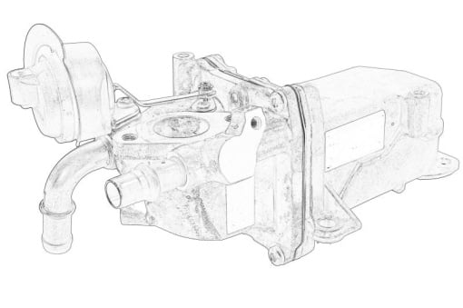 Radiator gaze evacuare potrivit NISSAN NV400; OPEL MOVANO B; RENAULT MASTER III 2.3D 05.14-