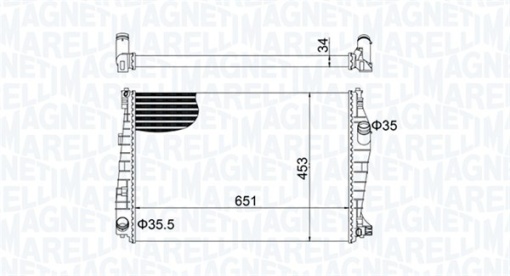 Radiator motor (Automat/Manual) potrivit ALFA ROMEO 159, BRERA, SPIDER 1.8-3.2