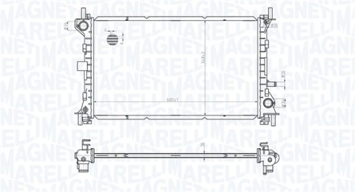 Radiator motor (Automat/Manual) potrivit FIAT BRAVA; FORD FOCUS I, FOCUS II, FOCUS I/KOMBI 1.4-2.0 - Img 1