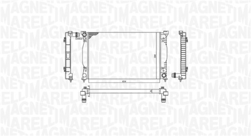 Radiator motor (Manual) potrivit AUDI A4 B6 2.4