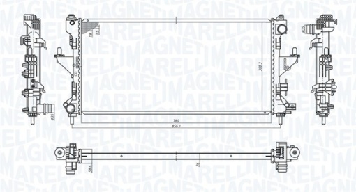 Radiator motor (Manual) potrivit CITROEN JUMPER II; FIAT DUCATO; PEUGEOT BOXER 2.2D-3.0D