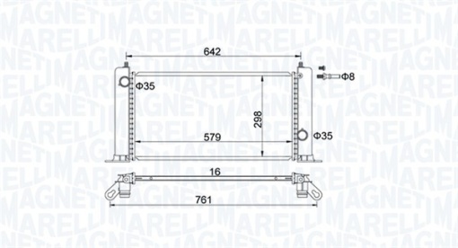 Radiator motor (Manual) potrivit FIAT STILO 1.2/1.4/1.6