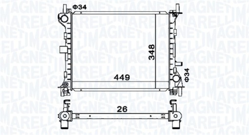 Radiator motor (Manual) potrivit FORD FOCUS I 1.4/1.6