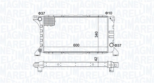 Radiator motor (Manual) potrivit PEUGEOT 307 1.4
