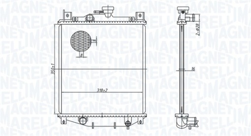 Radiator motor (Manual) potrivit SUZUKI SWIFT, SWIFT II 1.0/1.3