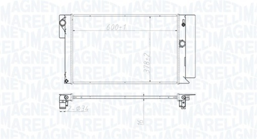 Radiator motor (Manual) potrivit TOYOTA AURIS, COROLLA, VERSO 1.3-2.2D