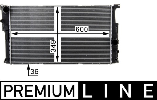 Radiator motor potrivit BMW 3 (F30, F80) 3.0H
